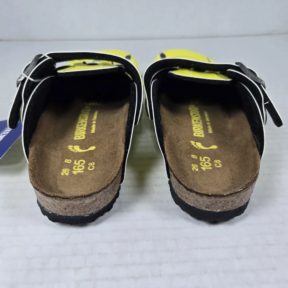 Birkenstock Kids Unisex Kay Clogs Yellow Monster Dinosaur Clogs Mules C8 toddler - Picture 2 of 10